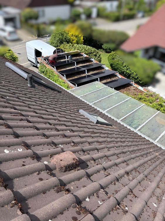 Photovoltaikanlage mit 11,5 kWp und 10 kWh Batteriespeicher