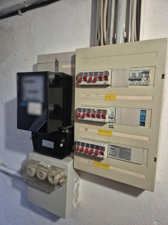 Austausch von Zähleranlage und Unterverteilung im Einfamilienhaus